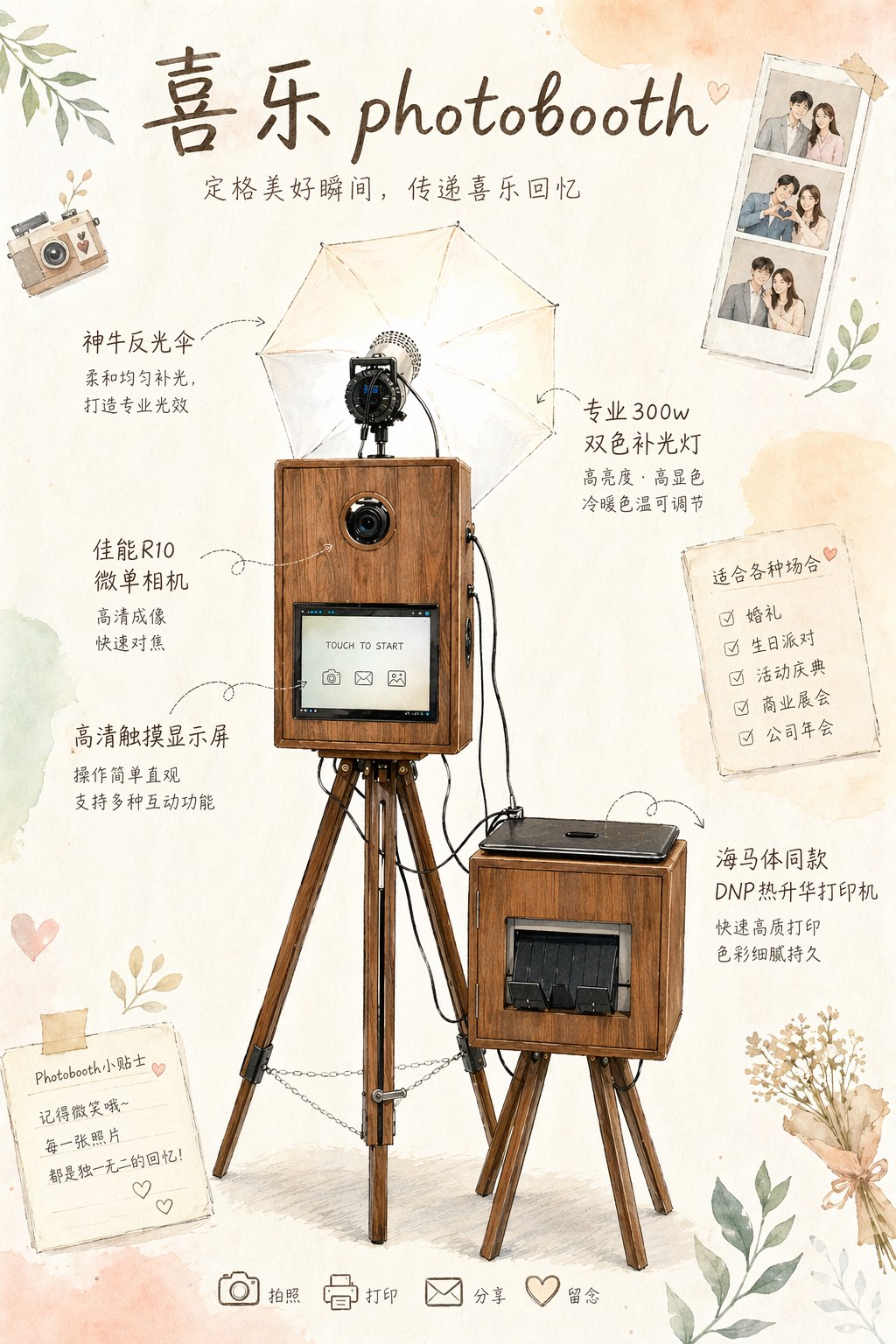 喜乐 Photobooth 设备详情