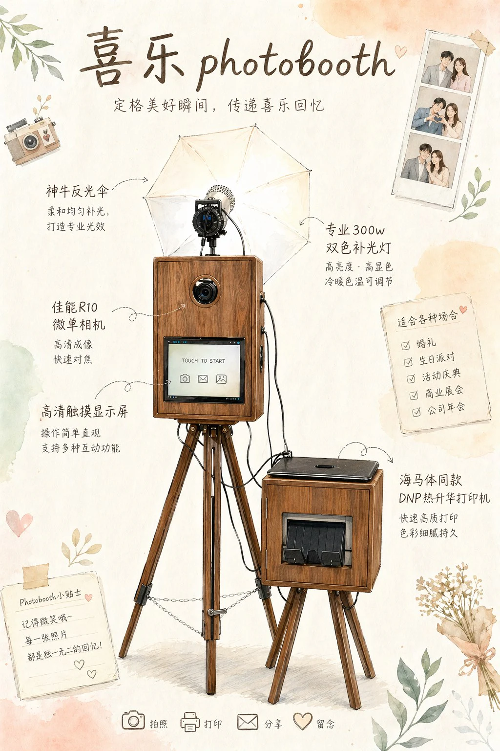 喜乐 Photobooth 设备详情